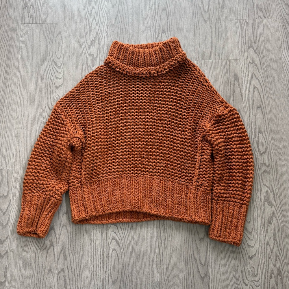 Free People Mock Neck Sweater